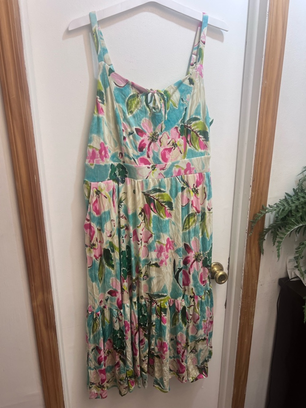 Torrid Midi Supersoft
Tiered Tie Front Dress - Picture 3 of 6